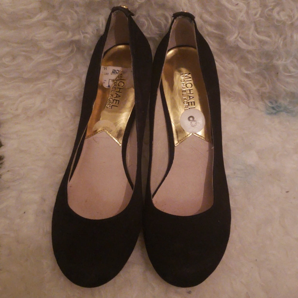 Michael Kors suade black shoes